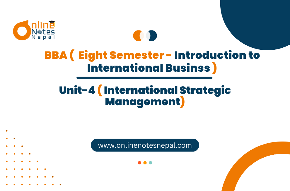 International Strategic Management